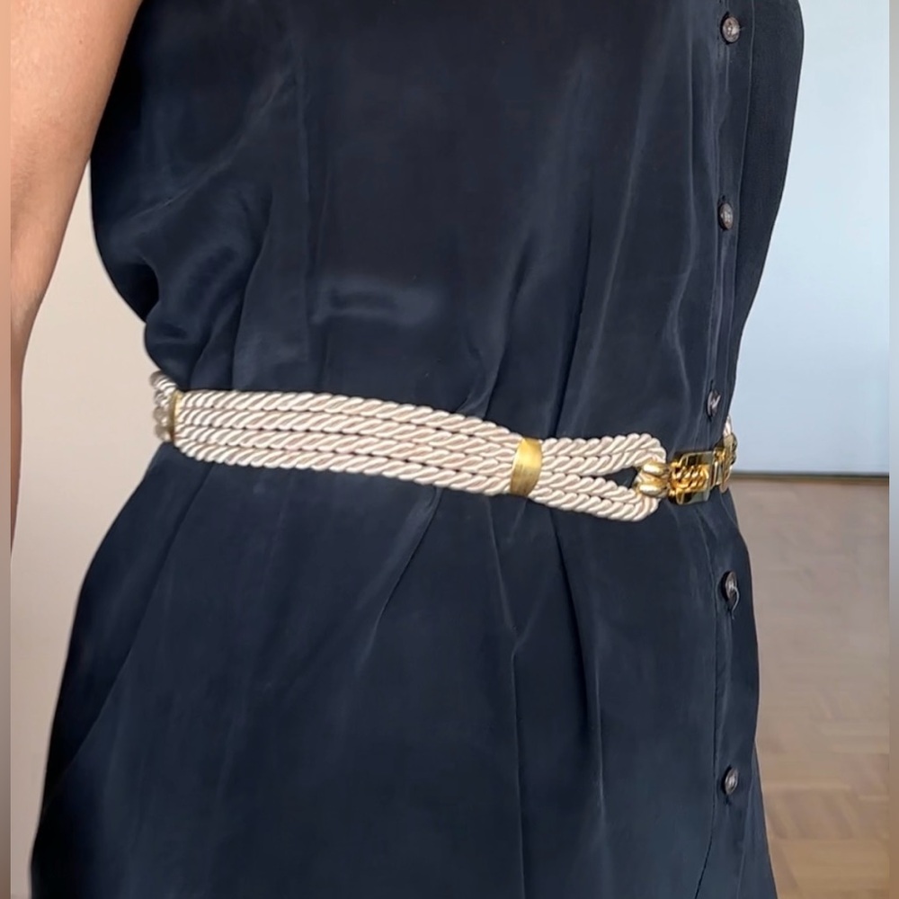❌SOLD Italian Rope Sash Belt - Picture 3 of 11